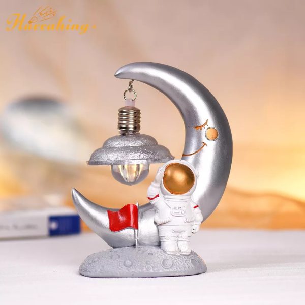 Lámpara Astronauta y Faro Plateado - Imagen 4