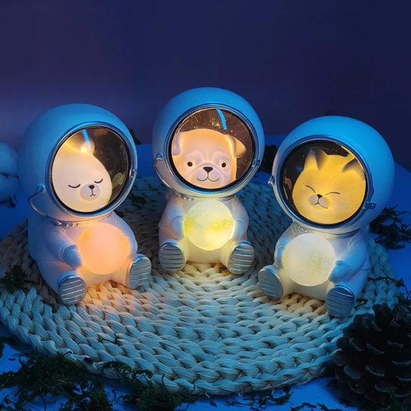 Lámpara Astronauta Gato y Perro - Imagen 12