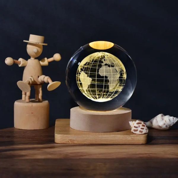 Lámpara Bola de Cristal Tierra XL