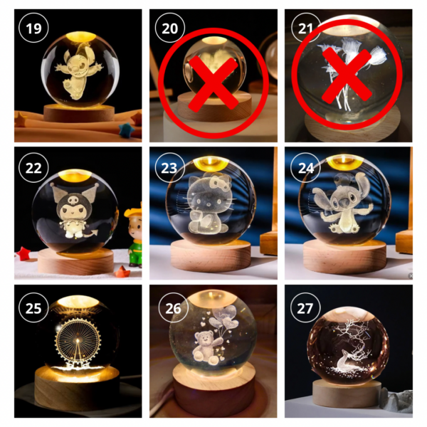 Pack 3 bolas de cristal a elección - Imagen 4